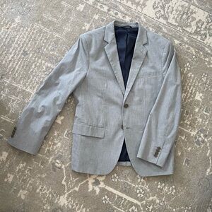 Banana Republic Men's Gray Blazer- Tailored Slim Fit